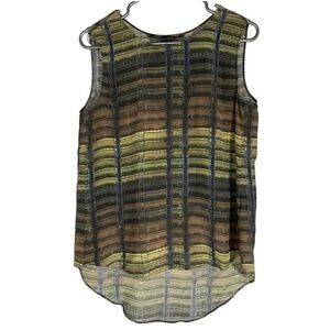 Theyskens’ Theory Silk Sleeveless High Low Top size S